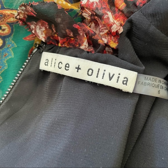 SOLD 🛍️Alice + Olivia Marella Mock Neck Dress - Picture 7 of 8